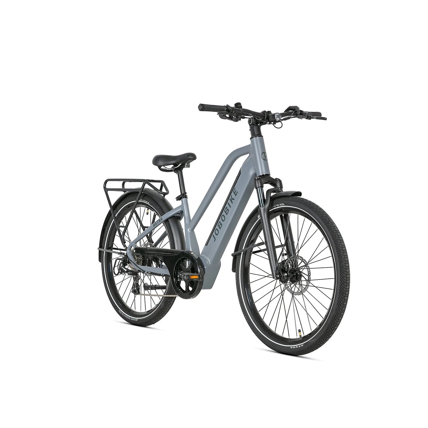 JOBOBIKE Astra – trekkingowy rower elektryczny, ujęcie boczne