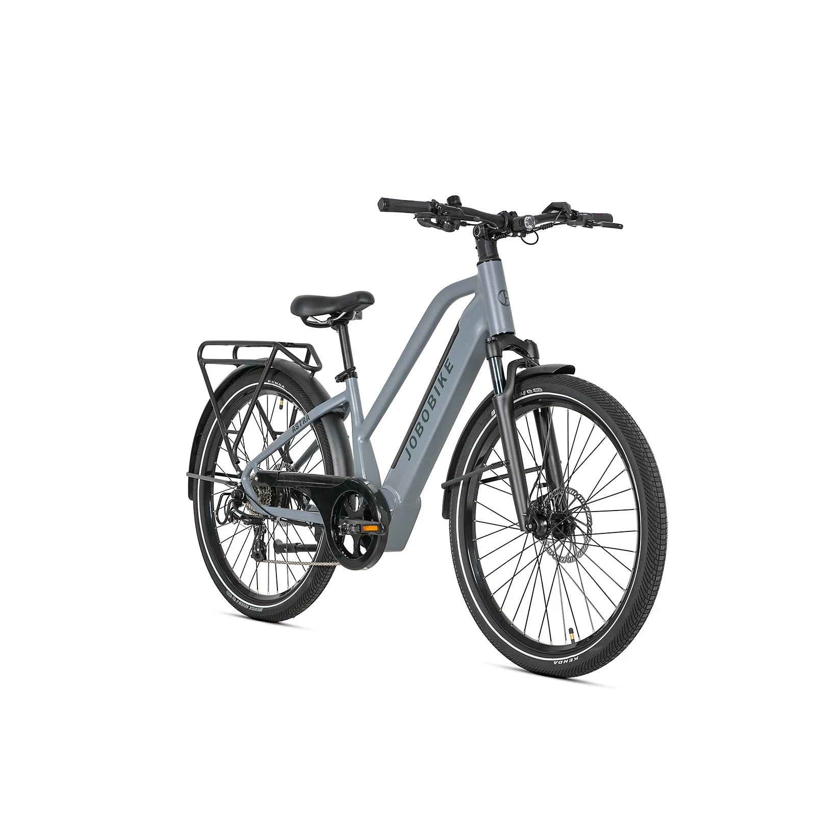 JOBOBIKE Astra – trekkingowy rower elektryczny, ujęcie boczne