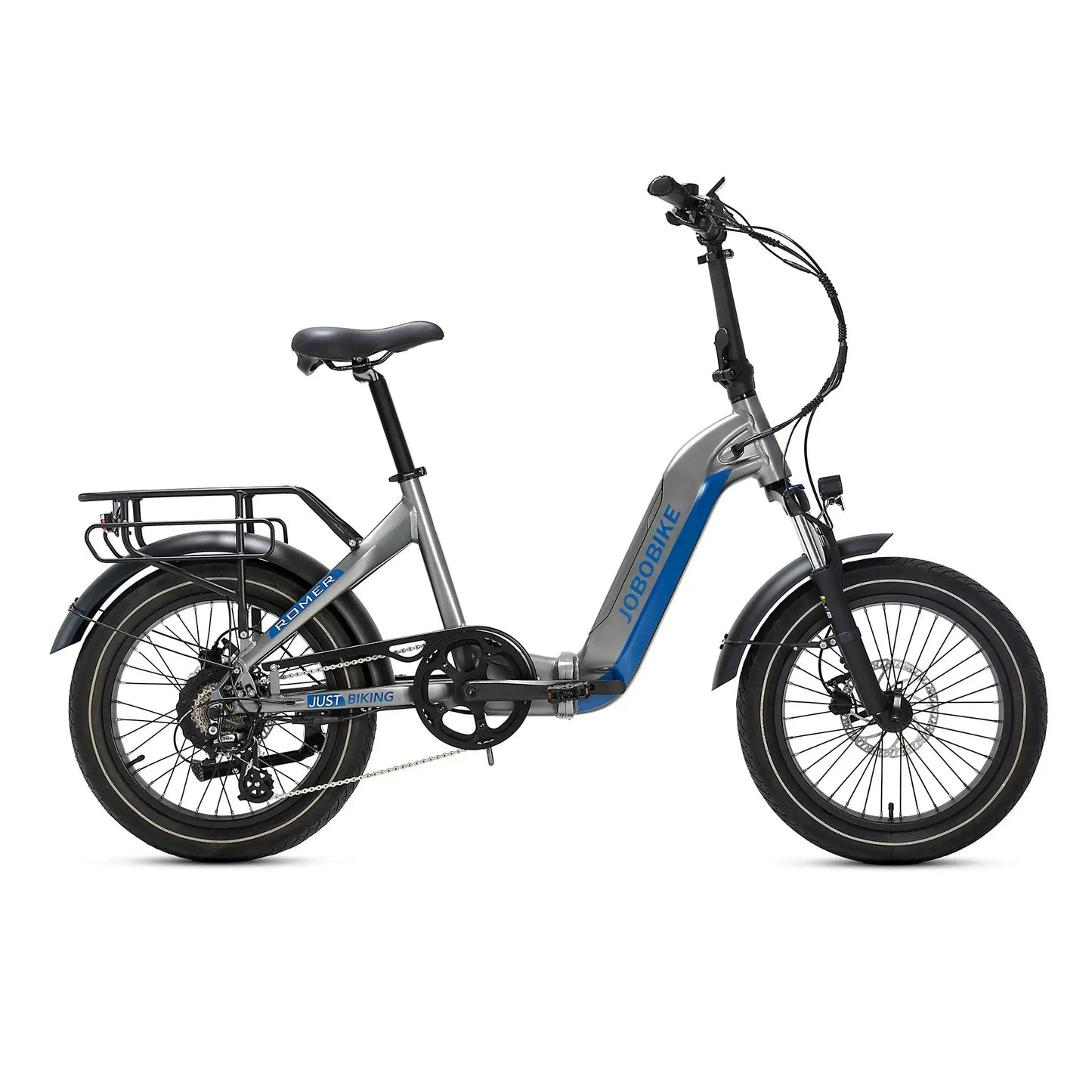 JOBOBIKE Romer – składany fatbike elektryczny z ramą krokową